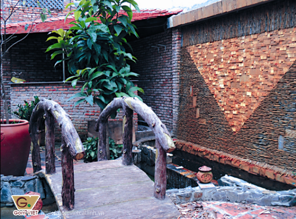 Gạch đá,gạch gốm-nhân tố chính tạo lên nét đẹp của cafe sân vườn 